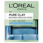 ماسک خاک رس خالص لوریل LOreal Pure Clay Blemish Rescue Mask