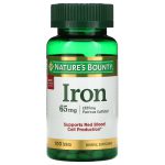 قرص آهن نیچرزبونتی Natures Bounty Iron (65 mg)