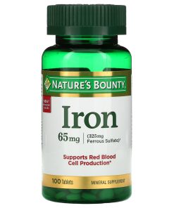 قرص آهن نیچرزبونتی Natures Bounty Iron (65 mg)