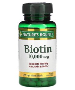 مکمل بیوتین ۱۰/۰۰۰ نیچرز بونتی Nature’s Bounty Biotin 10,000 mcg