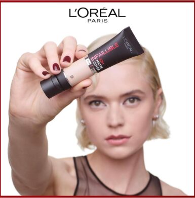 کرم پودر ۳۲ ساعته مات لوریل Loreal