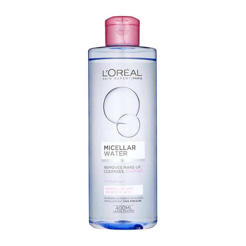 میسلار واتر پوست نرمال تا خشک لوریل Loreal Micellar Water