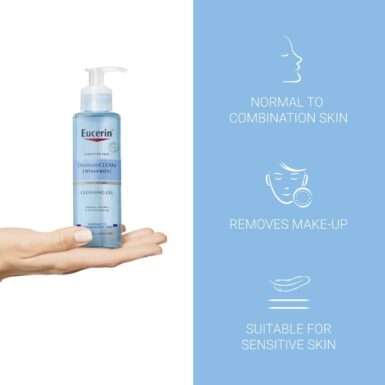 ژل شستشوی صورت هیالورونیک اوسرین Eucerin