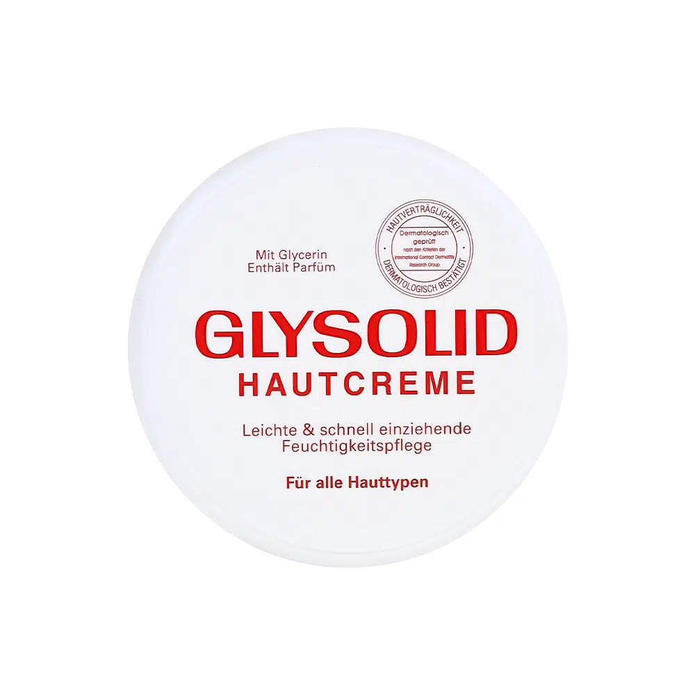 کرم مرطوب کننده دست و صورت گلیسولید Glysolid Hautecreme