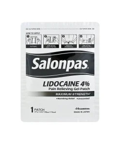 چسب ژلی کاهش درد لیدوکائین سالون‌‌پس Salonpas