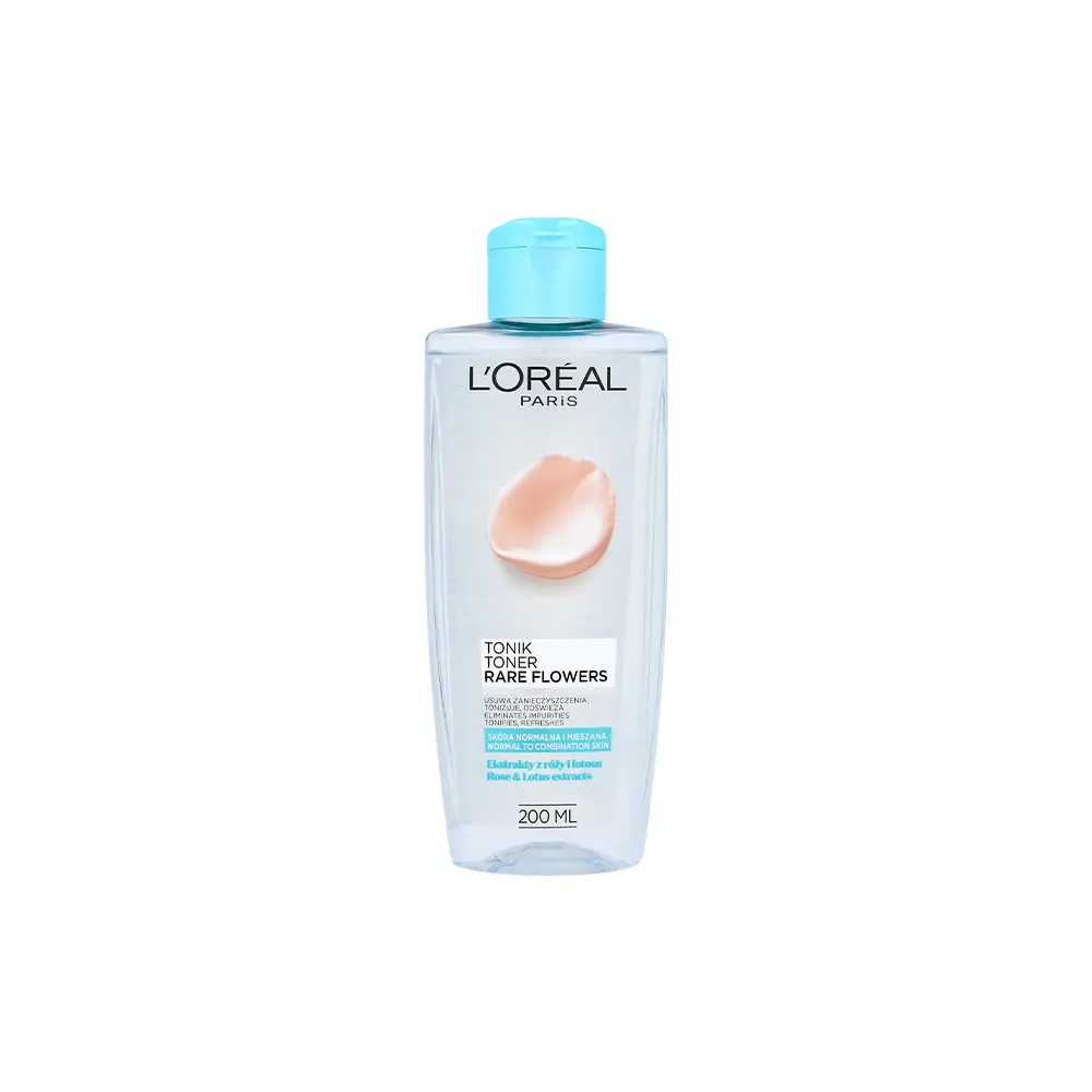 تونر پوست نرمال تا مختلط لوریل Loreal Rare Flowers