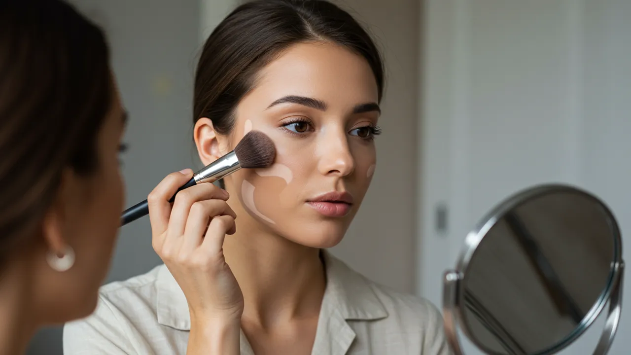 آموزش گام به گام ساختن چال گونه با آرایش