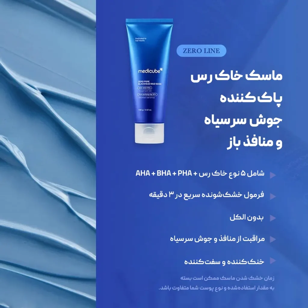 ماسک کنترل منافذ و جوش‌ سر سیاه مدیکیوب Medicube