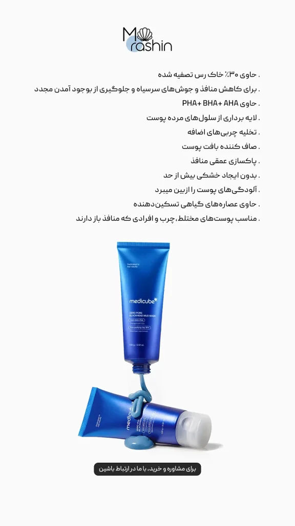 ماسک کنترل منافذ و جوش‌ سر سیاه مدیکیوب Medicube