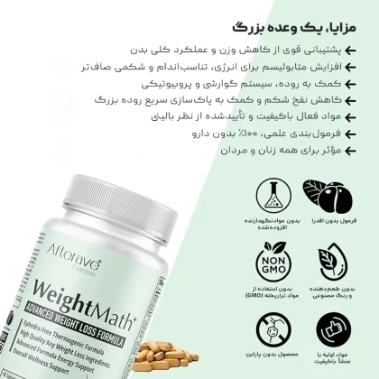 مکمل لاغری ویت مث افترایو Afterave Weight Math